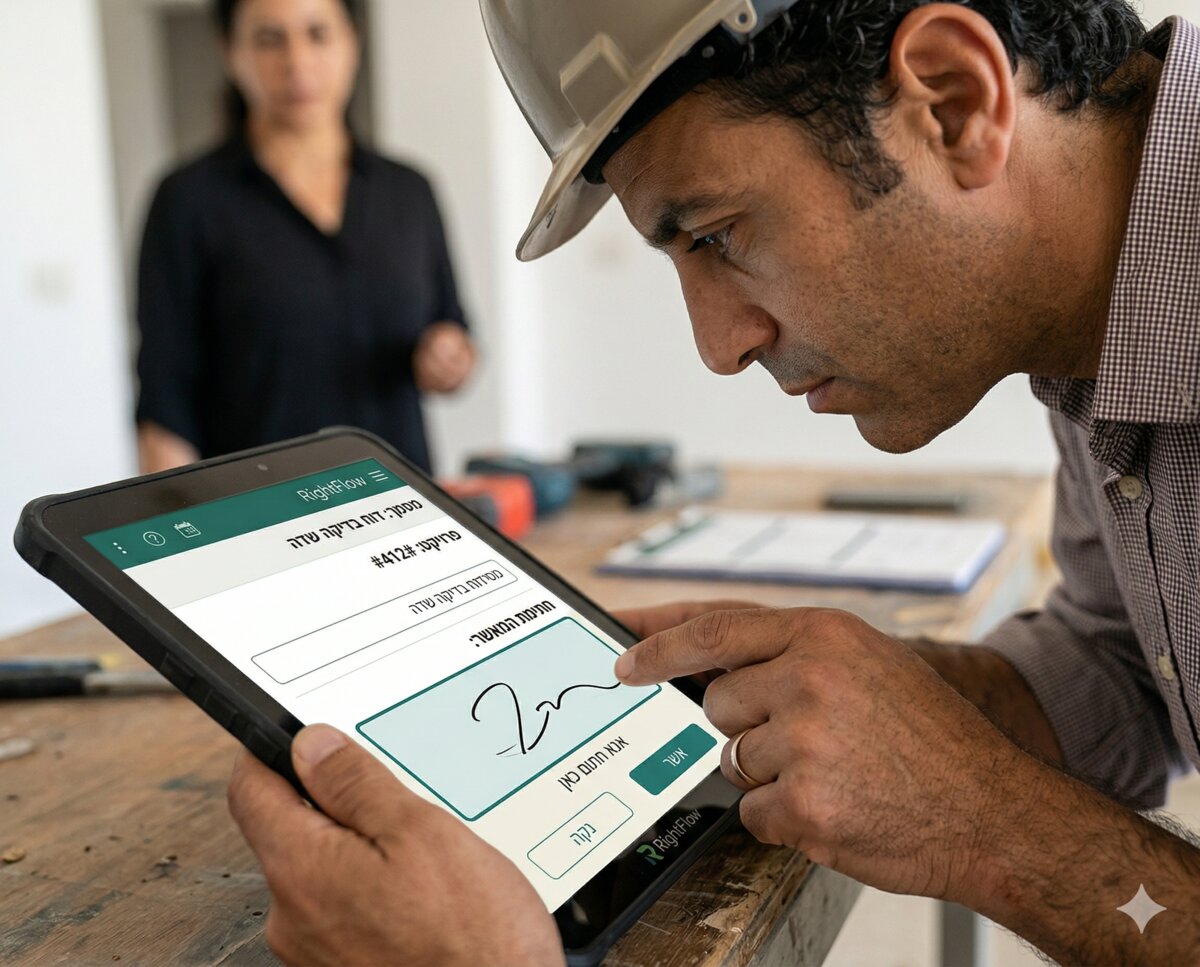 חתימה דיגיטלית קרובה