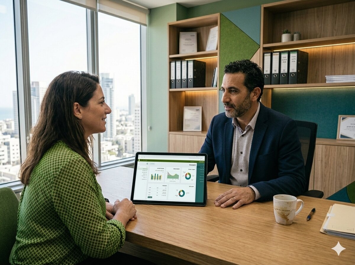 סוכן ביטוח יועץ עם לקוח בעזרת כלים חכמים של AI